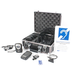 Williams Sound FM ADA KIT 37, FM  kit for one presenter and up to four listeners