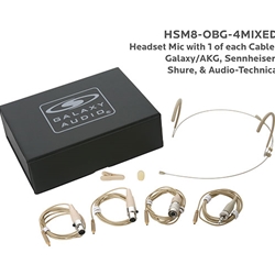 Galaxy Audio HSM8-OBG-4MIXED, Dual ear headset, beige