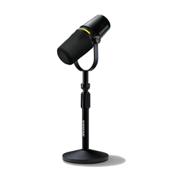 Shure MV7+-K-BNDL, XLR/USB SPEECH MICROPHONE, BLACK +STAND